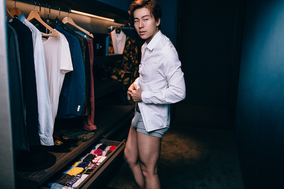 Behind The Scenes THE PARKROYAL on Pickering – Photoshoot with Nat Ho & Jae Liew for THE JOCK SHOP