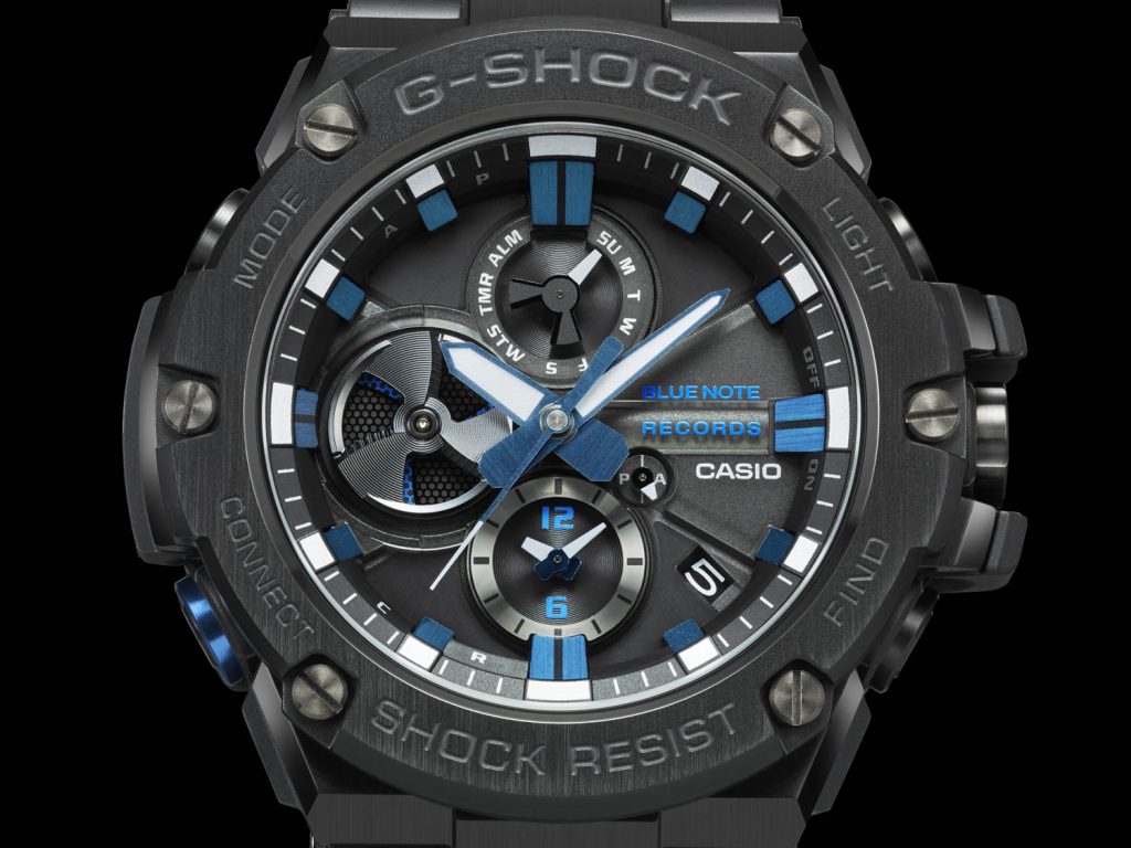 casio g shock blue note