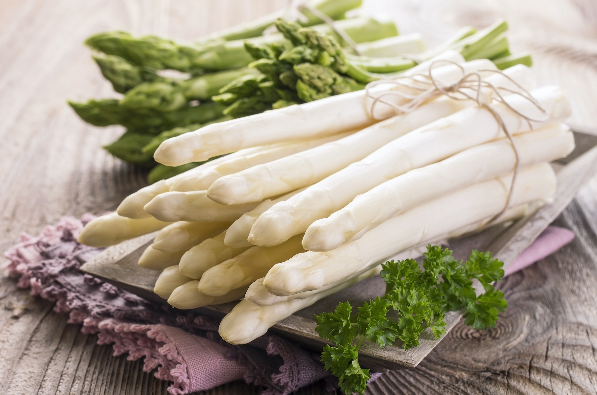 Seasonal White Asparagus At Hai Tien Lo and Pacific Marketplace