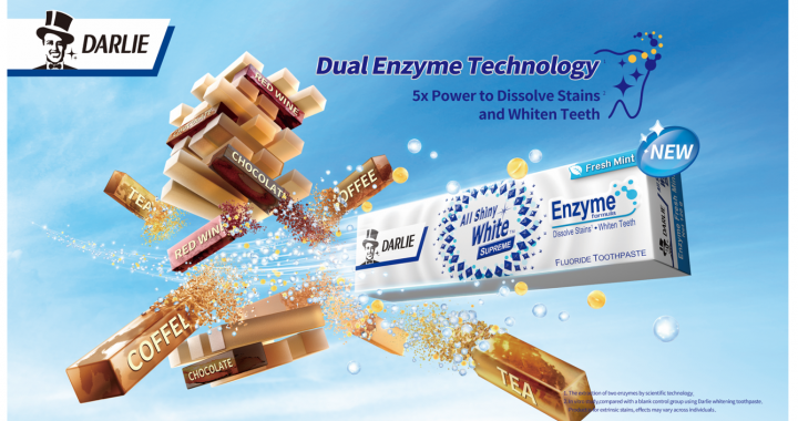 Darlie Launches All Shiny White Supreme Enzyme Toothpaste